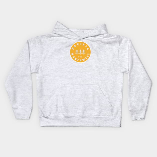 Pacific Northwest Kids Hoodie by happysquatch